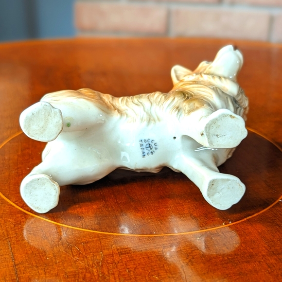 Vintage Occupied Japan Porcelain Akita Dog Figuring - Mint Condition Collectible - Picture 2 of 6